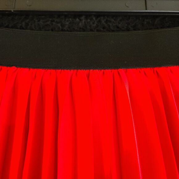 NWT Rachel Zoe Womens Pleated Skirt Size XL 100% Polyester Pull On Elastic Waist - Picture 8 of 12